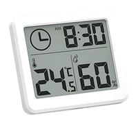 IJSDNVJNDX ThermomèTre D'Ambiance, HygromèTre, TempéRature et HygromèTre avec éCran LCD Surveiller la TempéRature et L'Humidité
