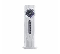 IJSDNVJNDX Ventilateur de Chambre en Tour Silencieuse avec Humidification par Brumisation, USB, Portable, Blanc.