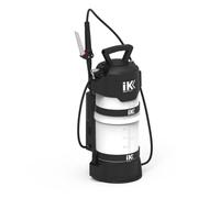 IK eMulti Pro 12 - Pulvérisateur Électrique 10L - pour Acides - 3,5 Bar | 3,5 bar, pour produits chimiques agressifs. Detailing, nettoyage, poignée inox, tuyau 1,5 m, lance fibre 47 cm