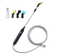 Ikaif 5V Rechargeable Garden Sprayer, Battery-Powered & Portable, Electric Wand with 3 Nozzles, 5M Hose for Lawns, Weeds & Plants