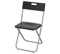 IKEA GUNDE Chaise pliante Noir