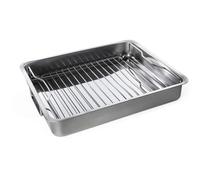 IKEA KONCIS - Plat à rôtir avec grille en acier inoxydable - 40 x 32 cm