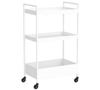 Ikea NISSAFORS Chariot à roulettes Blanc 50,5 x 30 x 83 cm