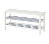 IKEA TJUSIG BANQUE MIT SCHUHSPEICHER WEIß 108 x 34 x 50 cm