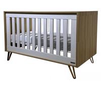 IKID Lit bébé TRIESTRE chêne-blanc 70x140 cm
