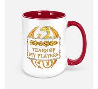 IKJHG Mug Donjons et Dragons Tears of My Players (Rouge) 325 ml