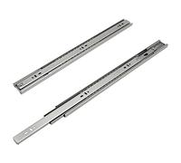 Ikodm 1 Paire 2 Pièces Glissières de Tiroir 30cm à Sortie Totale, Coulisses Télescopiques avec Amortissement, Guidage à Billes, jusqu’à 45 kg par Paire