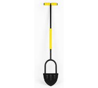 Ikodm, lot de 3 coupe-bordures manuels de 105 cm avec poignée en T, lame en acier dentelée, outil de jardinage pour les bordures de pelouse, gants inclus