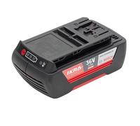 IKRA batterie de rechange 36V 2,0 Ah Li-Ion, type LI 28, Powered by Bosch | Fabriqué en Europe, avec la technologie Bosch COOLPACK, affichage LED, 72 Wh, compatible avec les appareils Bosch 36 V