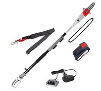 Scie télescopique sans fil IKRA ICPS 2020 | 20 V | Lame OREGON | Hauteur de travail jusqu'à 4 m | Seulement 3,7 kg | Batterie, chargeur et chaîne de rechange inclus