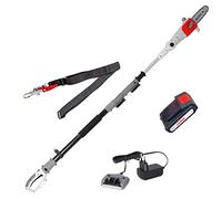 Scie télescopique sans fil IKRA ICPS 2020 | 20 V | Lame OREGON | Hauteur de travail jusqu'à 4 m | Seulement 3,7 kg | Batterie et chargeur inclus