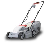 Ikra ELM 1638 U Tondeuse à gazon à conducteur marchant, moteur électrique, 1,6 kW, ramassage arrière