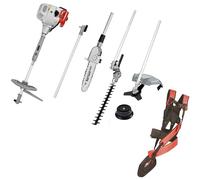 IKRA Multitool IBKH 52-1 à Essence 4en1, 51,7 cm³, 1,5 KW, avec bandoulière