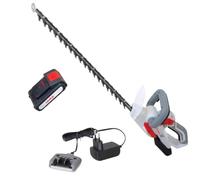 IKRA - Taille-Haie à Batterie 20V sans Fil, Léger (2,1kg), Lame 54cm Affûtée Laser, Coupe 18mm, Autonomie Max 50min, Chargeur LED Inclus - Idéal Haies Compactes