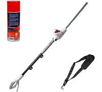 IKRA taille-haie télescopique électrique ITHS 600, 51 cm, spray inclus | Télescopique et à angle réglable, épaisseur de coupe 20 mm, avec bandoulière, lame fabriquée en Allemagne