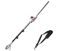 IKRA taille-haie télescopique électrique ITHS 600, longueur de coupe 51 cm | Télescopique et avec angle réglable, épaisseur de coupe 20 mm, réglage de l'angle de coupe, lame fabriquée en Allemagne