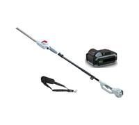 IKRA taille-haie télescopique sur batterie IATHS 40-43, batterie, chargeur & sangle incluse, autonomie max. 100 min