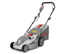 Tondeuse électrique 1600W 2en1 Tonte & Ramassage Pelouse Largeur de coupe 38cm, 5 Hauteurs de coupe, Tondeuse gazon Bac 42L IKRA