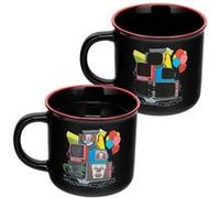 Paladone Grippe-Sou Tasse thermo-réactive à motif d’écran TV 350 ml sous licence officielle du film Ça, tasse à café en céramique pour thé et chocolat chaud, pour les fans de films d'horreur