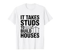 Il Faut des Clous pour Construire des Maisons Humour de Construction T-Shirt Graphique avec Valeur