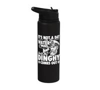Il ne faut pas un jour sur l'eau avant que mon dériveur ne sorte Stainless Steel Insulated Water Bottle