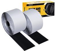 ilauke 50mm x 5m Scratch Autocollant Double Face Extra Stark Noir