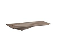 Ilbagnoalessi lav à poser sur meuble non percé sans tp 1200x500x35 mm café mat - LAUFEN H8179791881121