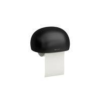 Ilbagnoalessi porte-papier en céramique version à coller 185x150x110 mm noir mat - LAUFEN H8709707168991