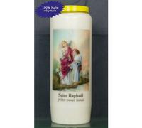ilhorin Neuvaine ou Lampe de sanctuaire avec prière - Saint Raphaël - Lot de 2 - Livraison Gratuite