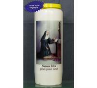 ilhorin Neuvaine ou Lampe de sanctuaire avec prière - Sainte Rita - Lot de 3 - Livraison Gratuite