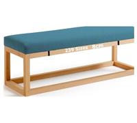 ILiemao Coussins pour Banc pour Balançoire De Jardin Coussin Chaise pour Exterieur pour Terrasse Intérieur Et Extérieur Matelas Sol Epais Plage Voiture Capitonné Rond Rectangulaire(Bleu,60x115 cm)