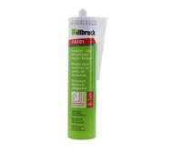 Illbruck FA101 Joint de fenêtre et de raccordement en silicone 310 ml neutre gris argenté RAL7001