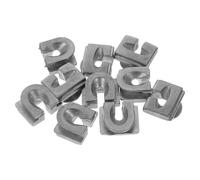 Œillet de Tête de Coupe-Bordures Ego, 10 Pièces, Alliage | Aluminium Argenté, pour Tête et Guide de Fil, Maintenance de Jardin, Extérieur, Usage Bricolage