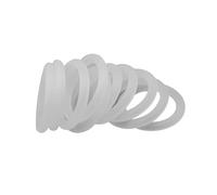 œillets en caoutchouc, 100 pièces 23.52x27.08x1.78mm joints toriques d'étanchéité étanches en Silicone blanc, ID .52mm, OD 27.08mm, CS 1(21.95x25.51x1.78mm(100pcs))
