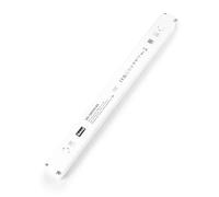 illuburg Transformateur LED 24V 20W - 100W Variable TRIAC Ultra Fin Plat pour Bande Ampoule LED Bloc d'Alimentation Driver