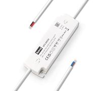 illuburg Transformateur LED 24V 20W Étanche IP44 Plat Sans Scintillement LED Bloc d'Alimentation Driver Power Supply