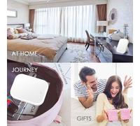 Illuminated Magnifying Mirror, Led Makeup Mirror, Pocket Mirror, Portable Lighted Travel Makeup Mirror, Table Makeup Mirror, With Touch Screen, 180° Adjustable Folding Mirror, Rechargeable/Usb