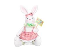 Illuminez le lapin en peluche, le lapin en peluche léger | Jouet pour poupée en peluche assis - Lapin LED pour chambre de vacances de table de printemps, décoration d'intérieur