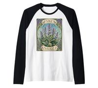 Illustration de Plantes botaniques de Sauge Art Nouveau Manche Raglan