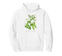 Illustration de Plantes de Pois Mange-Tout Pisum sativum var. macrocarpon Sweat à Capuche
