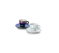 illy Collection 25568 Lot de 2 tasses à expresso Art Collection John Armlender, tasses + soucoupes numérotées et signées