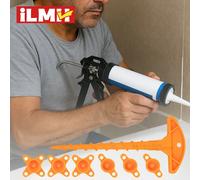 iLMH Capuchon universel anti-séchage pour mastic et nettoyeur de buse de colle, couvercle de tube de silicone anti-séchage, outils de bricolage pour pistolets à mastic standard Sealing Cap 2