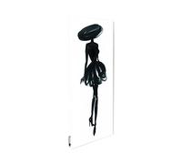 ILO-Radiateur Électrique Mural- Rayonnant-750w-Mademoiselle | Design- WIFI Connecté +38 Décors- Extra Plat- - Pour pièce de 15m2 -OrientationVert.-Éco, Silencieux- Fabrication France-
