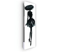 ILO|Radiateur Électrique Rayonnant Soufflant Mural 1250w Mademoiselle | +38 Décors| Extra Plat Verre Trempé| 1250w| IP44 |OrientationVert.|Programmable, Éco, Silencieux| Fabrication France|