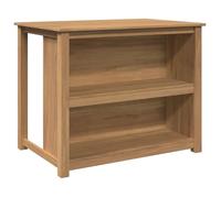 Îlot de cuisine en bois massif - vidaXL - 112x77x90 cm - Bois de pin - Brun - Rustique - Cire au miel
