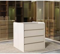 Îlot dressing double commode moderne des deux côtés