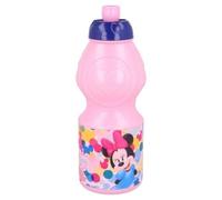 ILS I LOVE SHOPPING Gourde sport en plastique pour enfants 400 ml avec bec rétractable Minnie Mouse Mickey