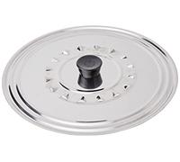 Ilsa - Couvercle en Acier Inoxydable, Argent, Metallic Silver, 22 cm