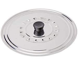 Ilsa - Couvercle en Acier Inoxydable, Argent, Metallic Silver, 22 cm