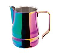 ILSA Evolution Pot à lait pour cappuccino et lait Art Acier inoxydable 18/10 couleur arc-en-ciel tasses 6 Capacité 50 cl